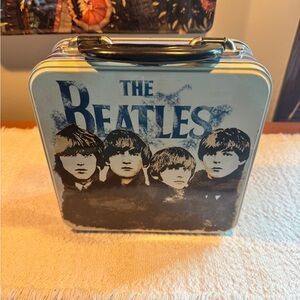 Apple Blue Beatles Storage Tin